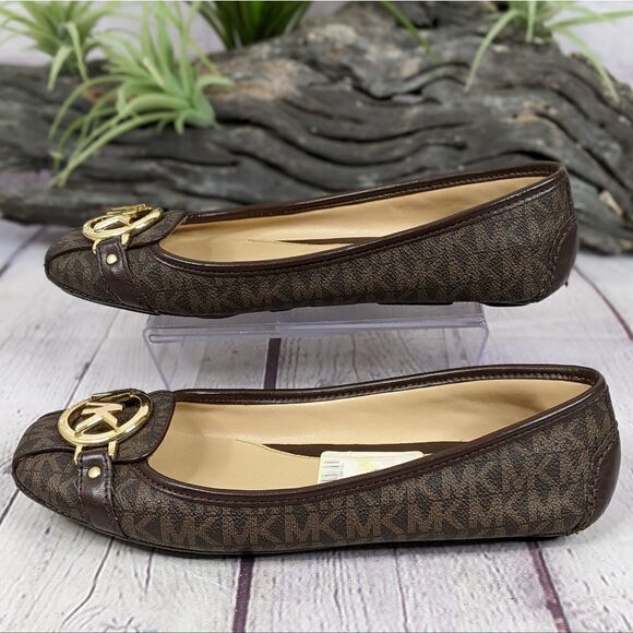 Michael Kors Fulton Studded Logo Moccasin Flats - Picture 5 of 13